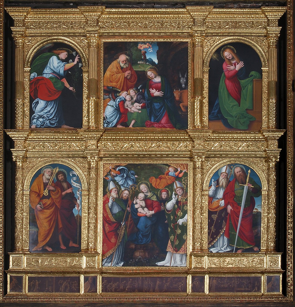 Annonciation et Nativité, 1516 - Gaudenzio Ferrari