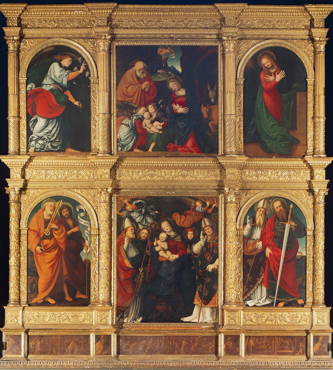 Nativité, Annonciation - Gaudenzio Ferrari