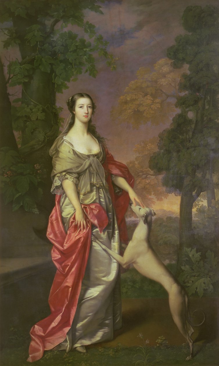 Elizabeth Gunning, Duchesse de Hamilton, 1752-3 - Gavin Hamilton