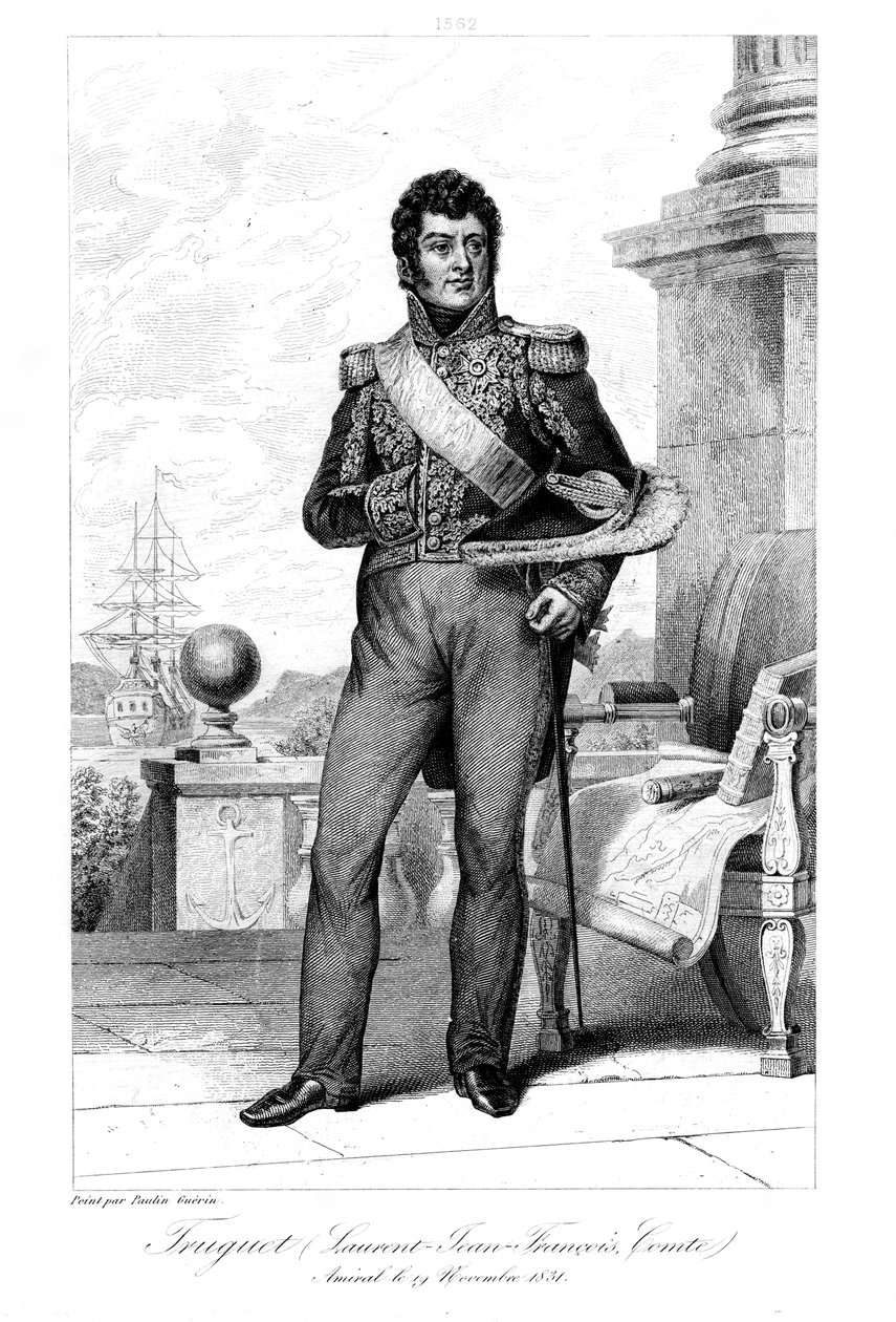Laurent Jean François Truguet 1765-1831, amiral français, 1839 - Geille