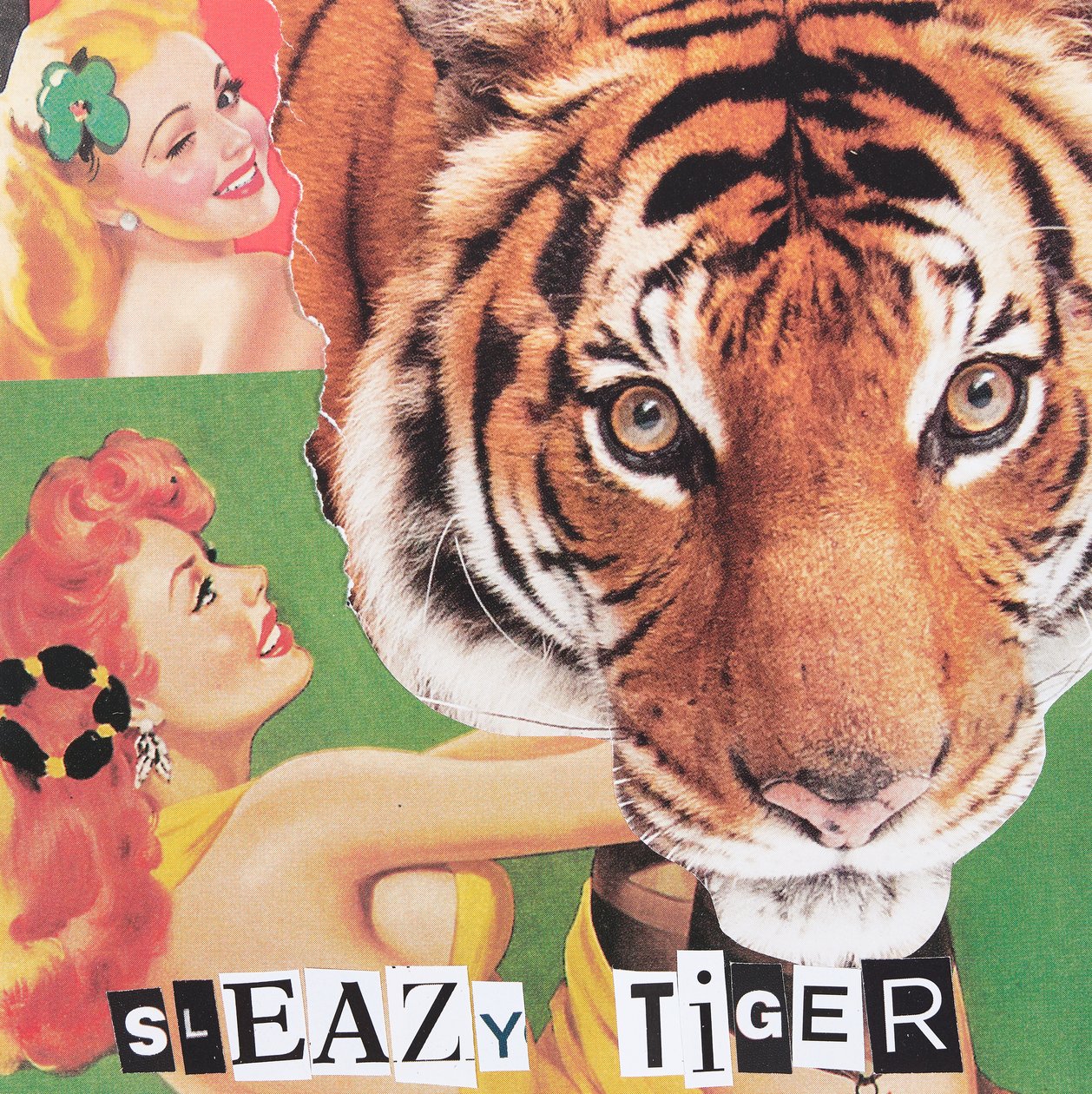 Sleazy Tiger, 2019 (collage) - Genevieve French
