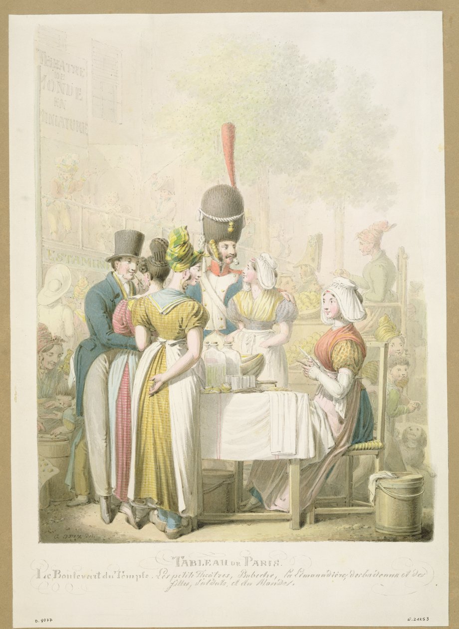 Le Boulevard du Temple, de 