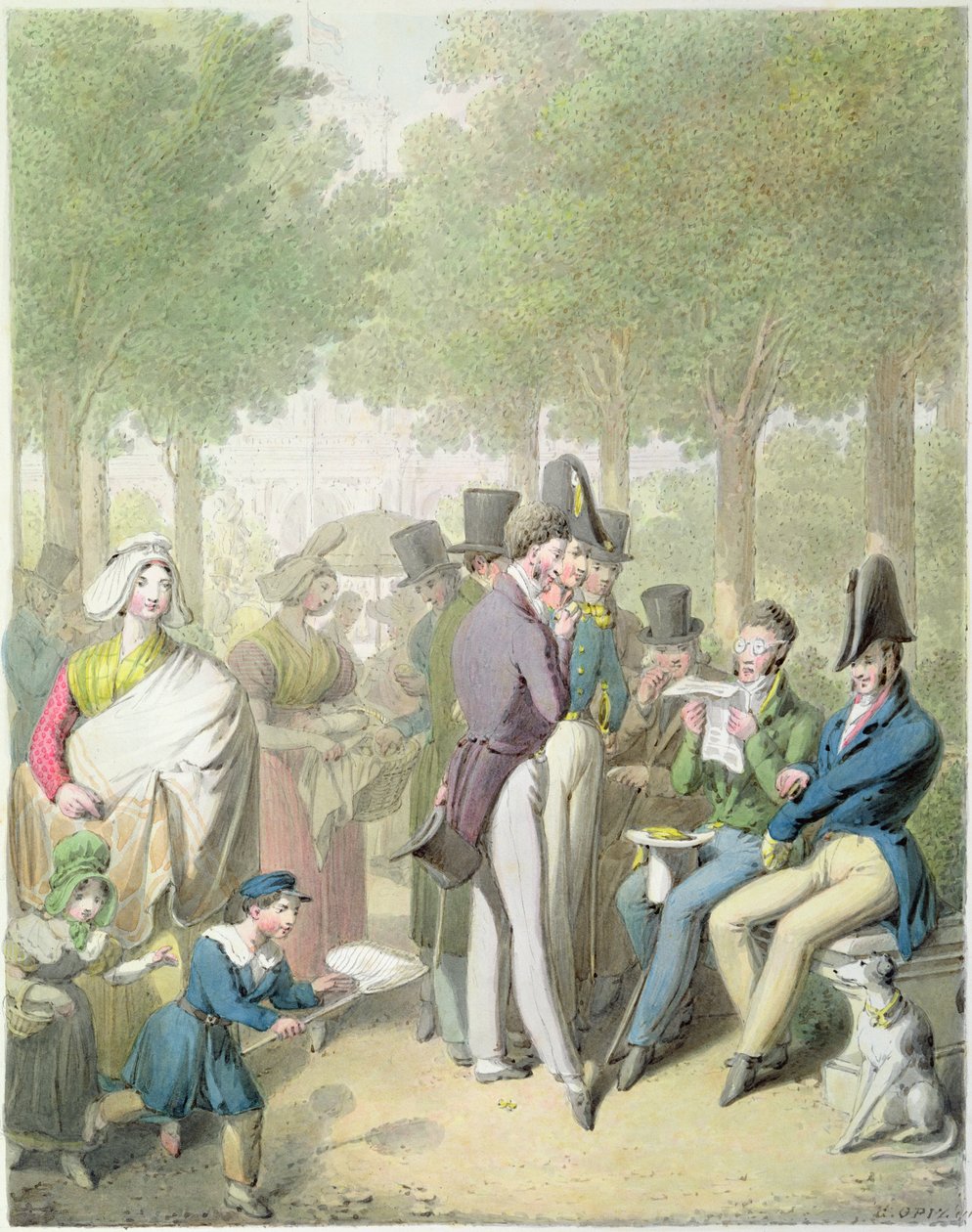 Le Jardin des Tuileries, de 