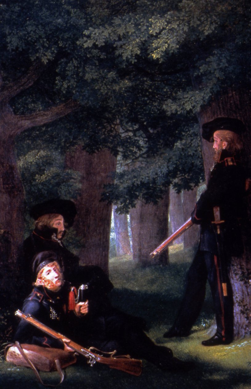 En avant-poste - Georg Friedrich Kersting