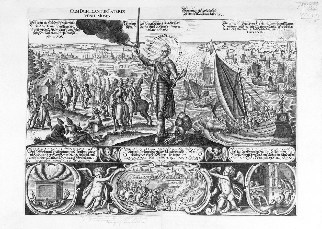 Gustave-Adolphe débarquant à Stralsund en 1630 - Georg Koler