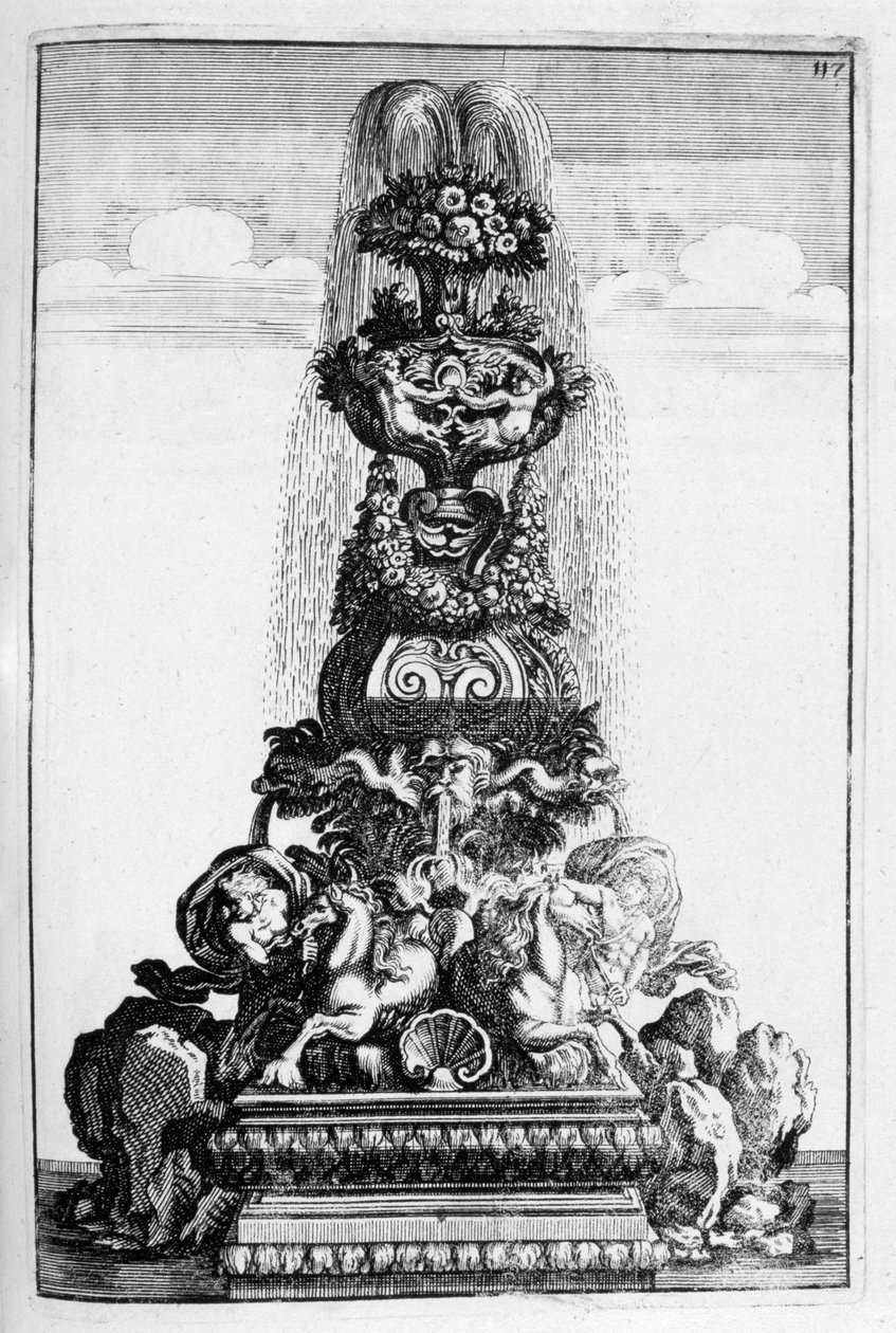 Conception de fontaine - Georg Andreas Bockler