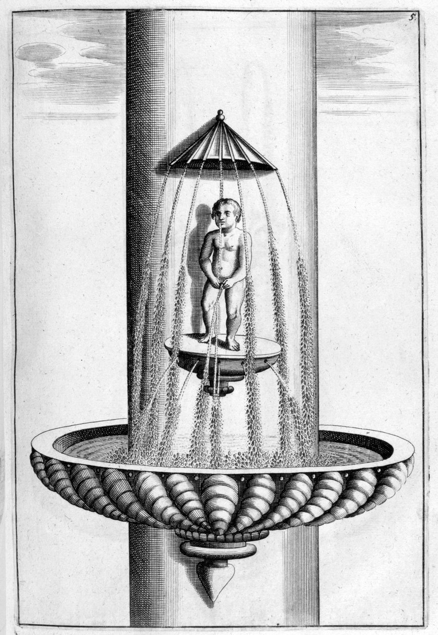 Conception de fontaine ornementale, 1664 - Georg Andreas Bockler