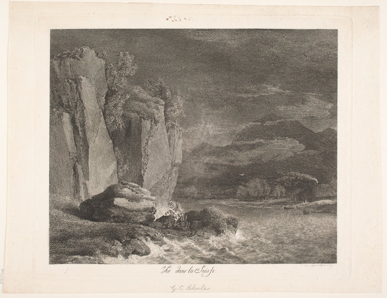 Vue dans la Suisse - Georg Christian Schule