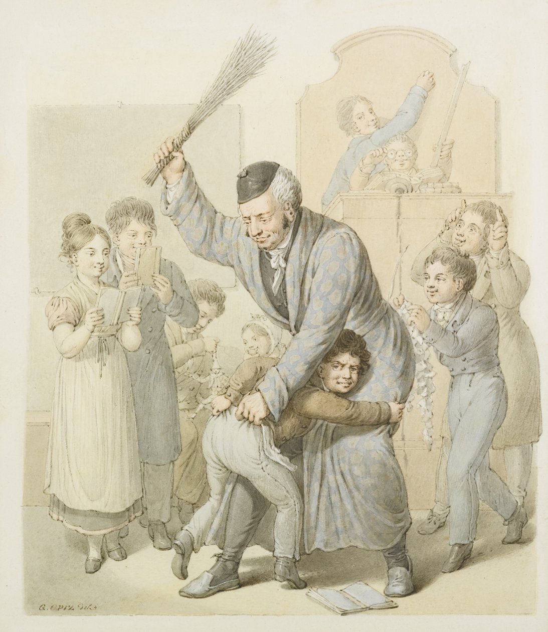 La Punition en classe - Georg Emanuel Opiz