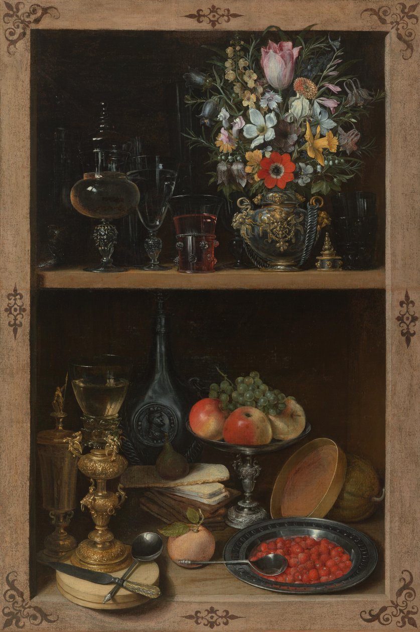 Armoire avec fruits et fleurs - Georg Flegel