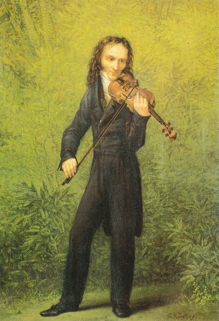 Le violoniste Niccolò Paganini - Georg Friedrich Kersting