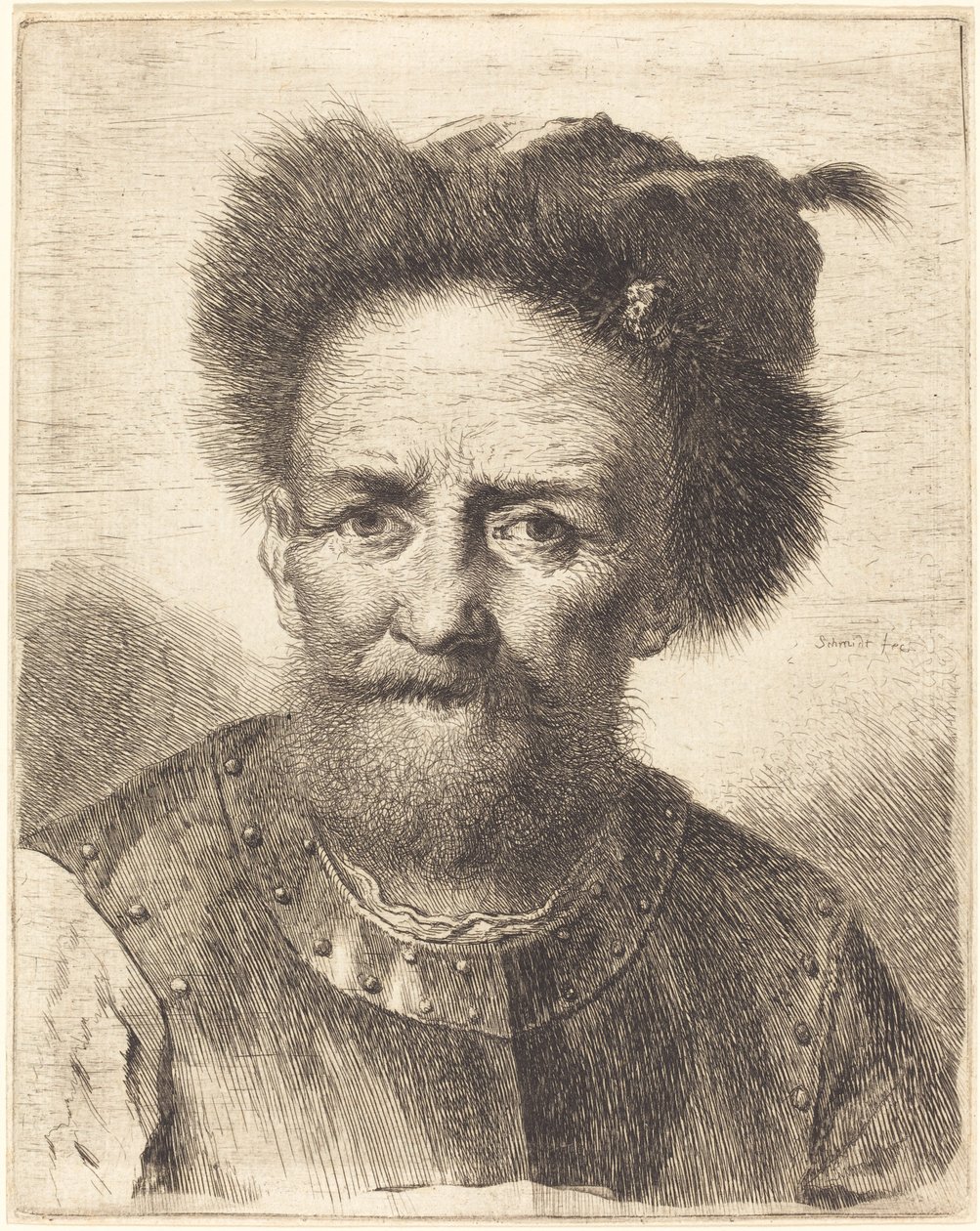 Le vieux soldat - Georg Friedrich Schmidt