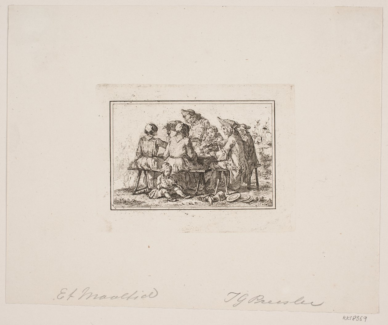 Un repas paysan - Georg Haas
