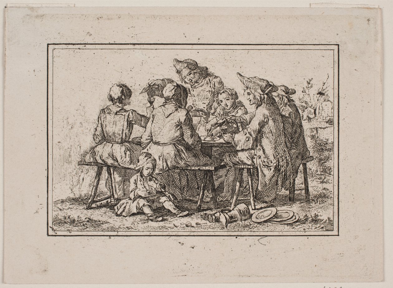 Un repas paysan - Georg Haas