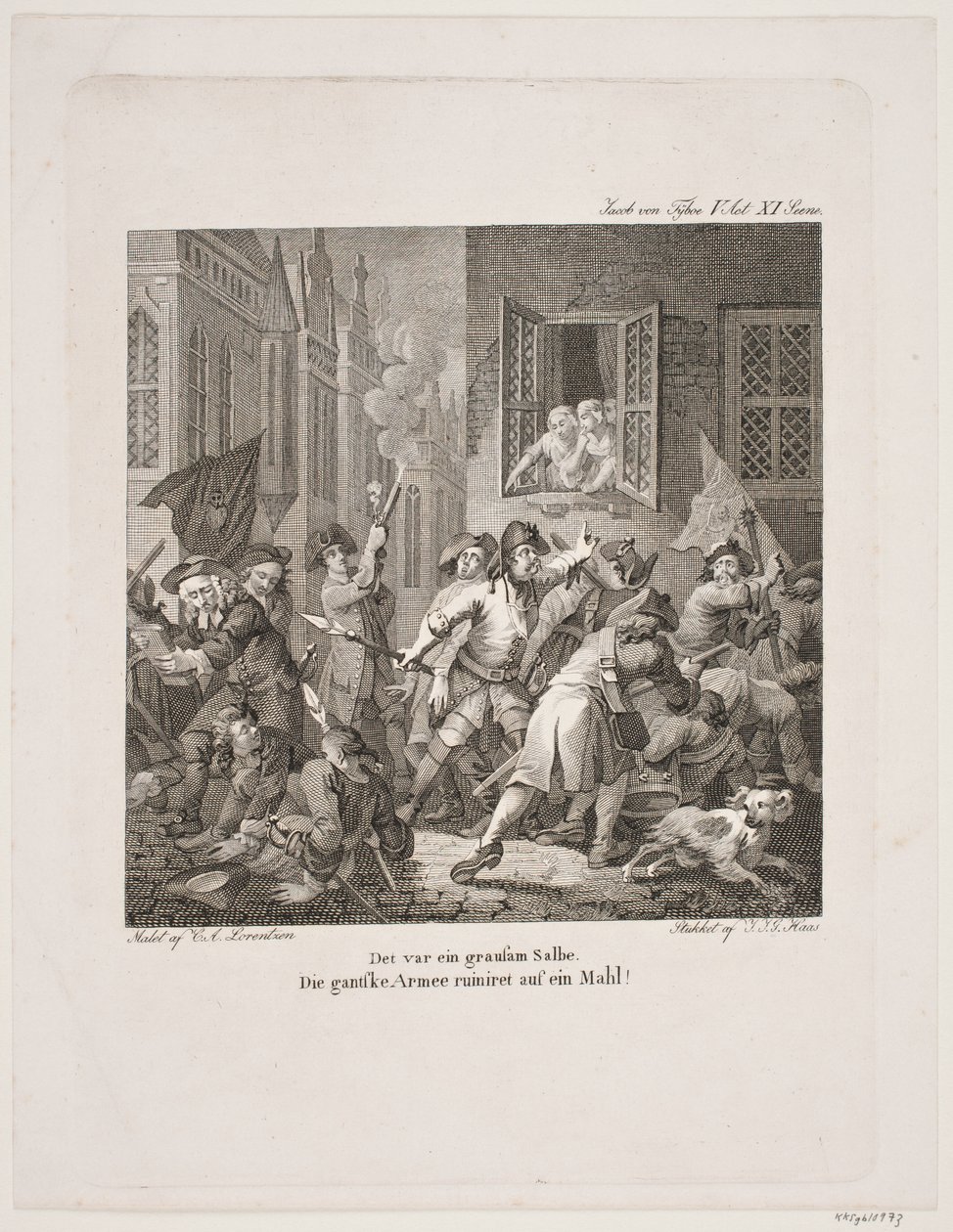 Illustration des comédies de Holberg - Georg Haas