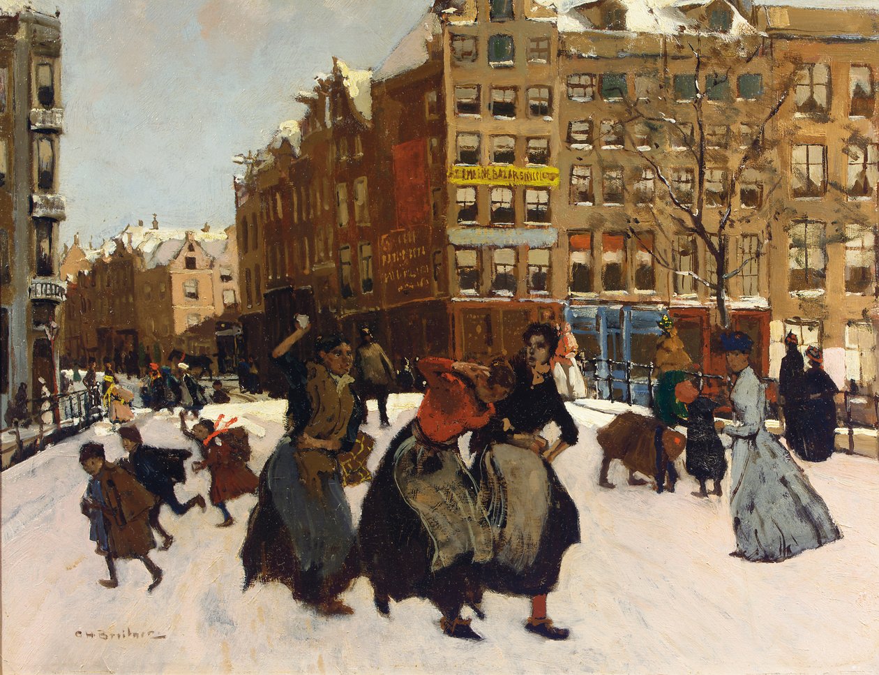 Hiver à Amsterdam - Georg Hendrik Breitner