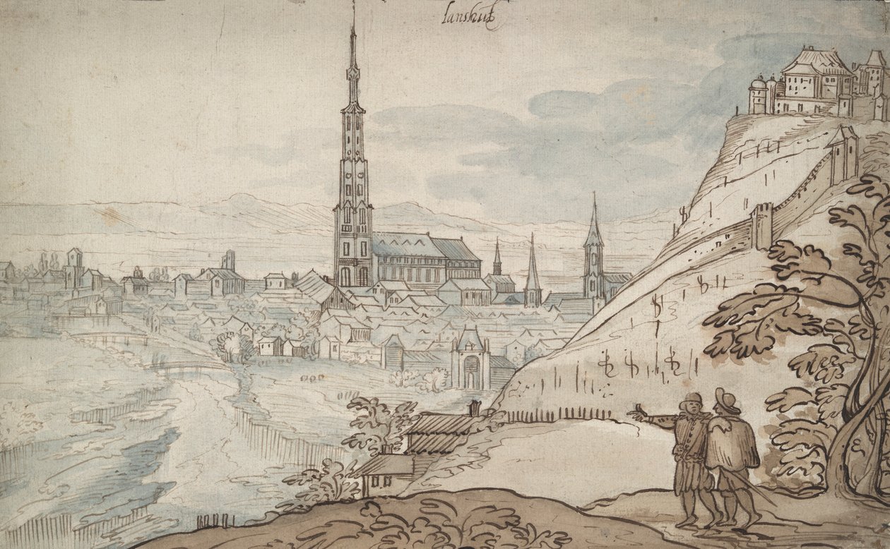 Vue de Landshut - Georg Hoefnagel
