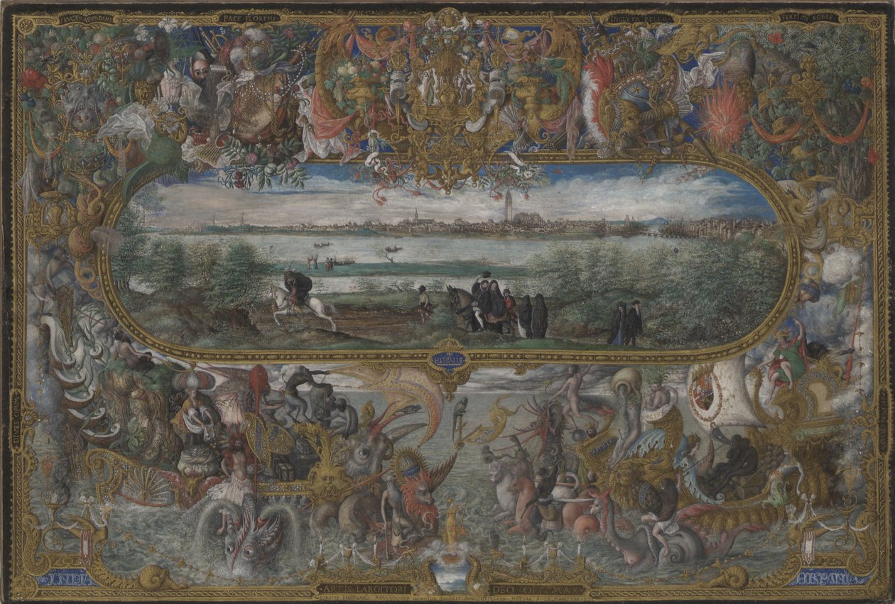 Vue de Séville, 1573 - Georg Hoefnagel