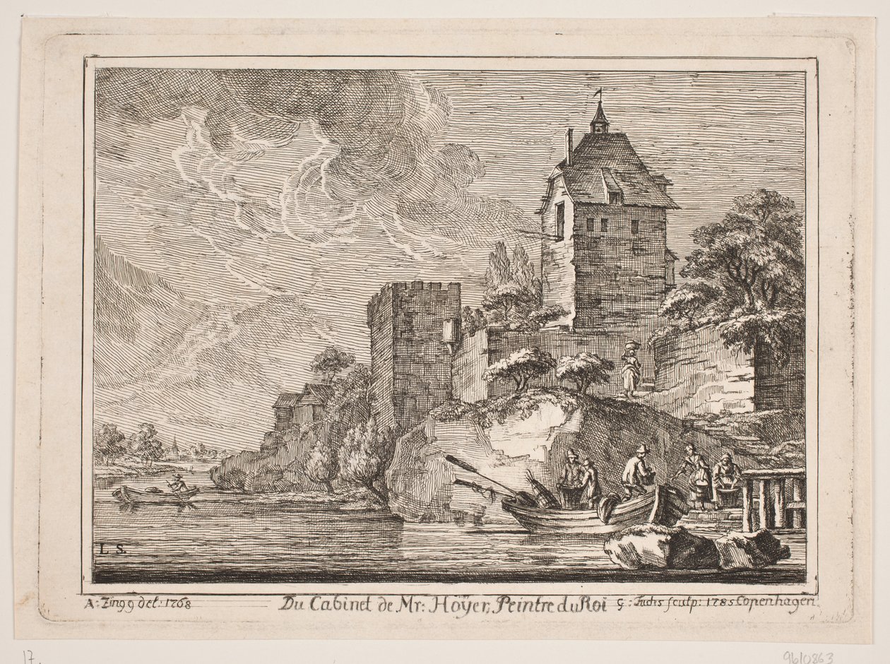 Un vieux château - Georg Mathias Fuchs