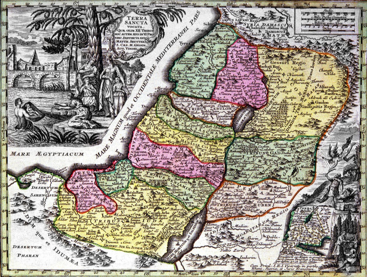La Terre Sainte (Palestine) - Georg Matthäus Seutter