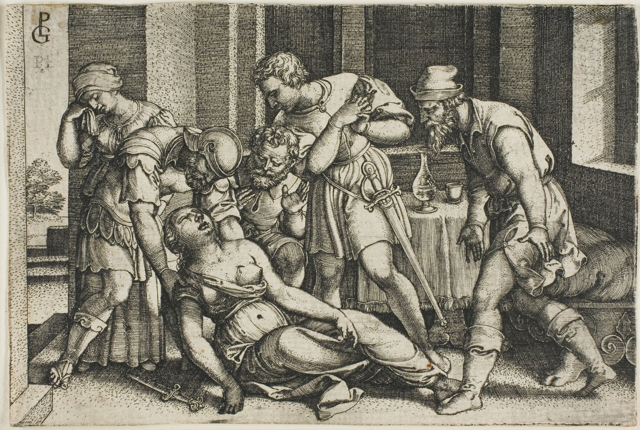 La Mort de Lucrèce - Georg Pencz