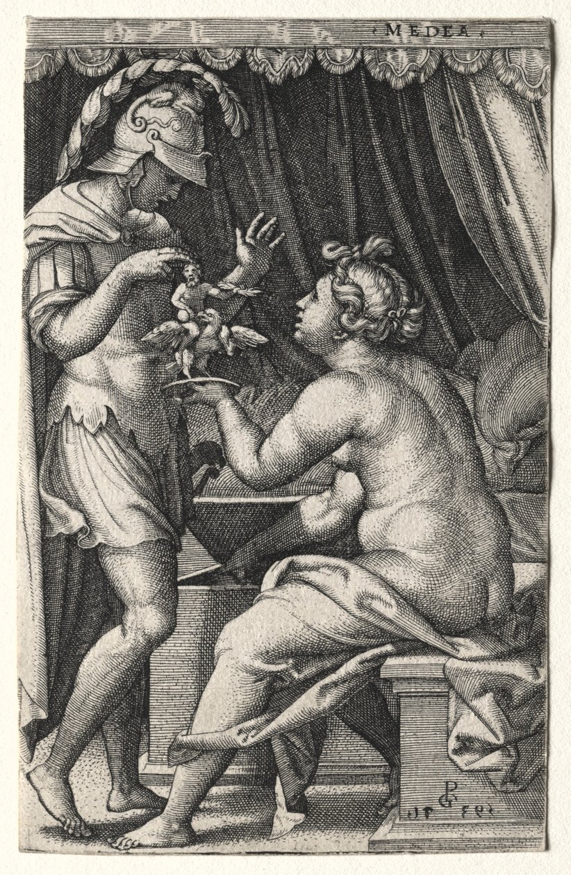 Médée et Jason - Georg Pencz