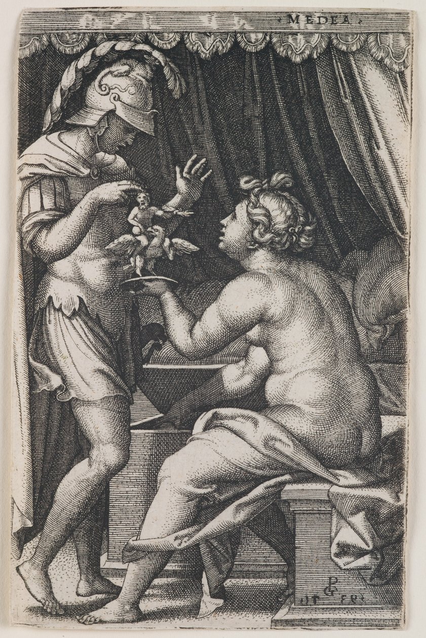Médée et Jason - Georg Pencz