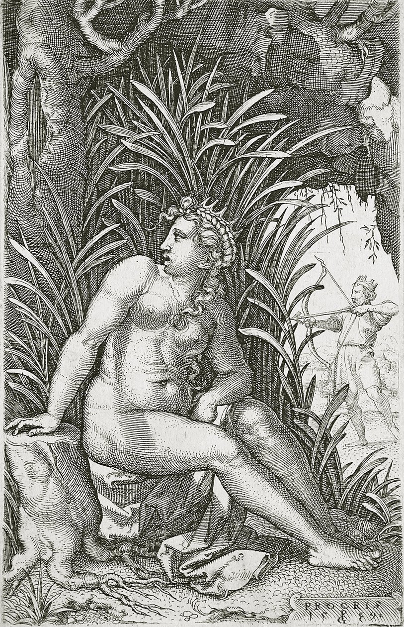 Procris tuée par Céphale - Georg Pencz