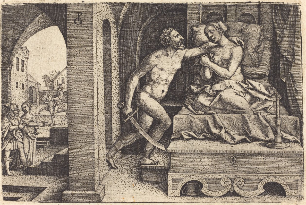 Tarquin et Lucrèce - Georg Pencz
