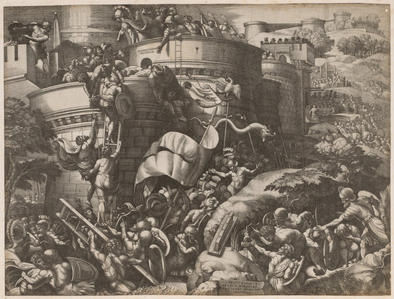 Le siège de Carthage, 1539 - Georg Pencz