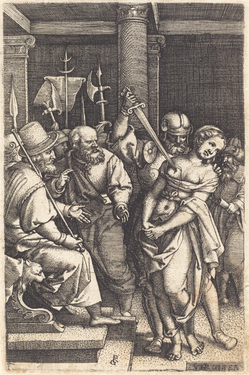 Virginius tuant sa fille - Georg Pencz