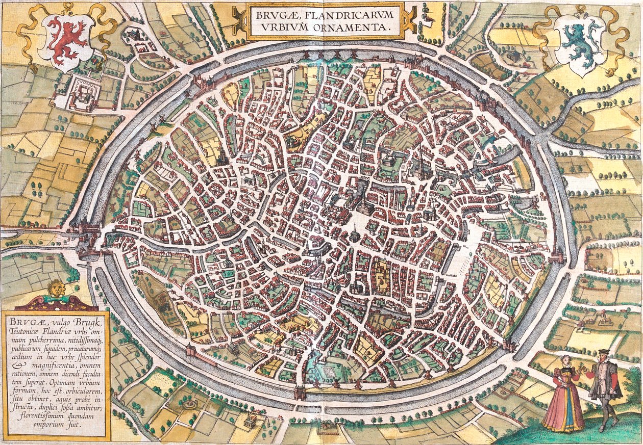Bruges, Belgique - Georg and Hogenberg Franz (1535 90) Braun
