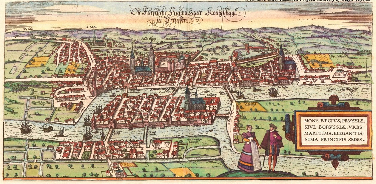 Kaliningrad, Russie - Georg and Hogenberg Franz (1535 90) Braun