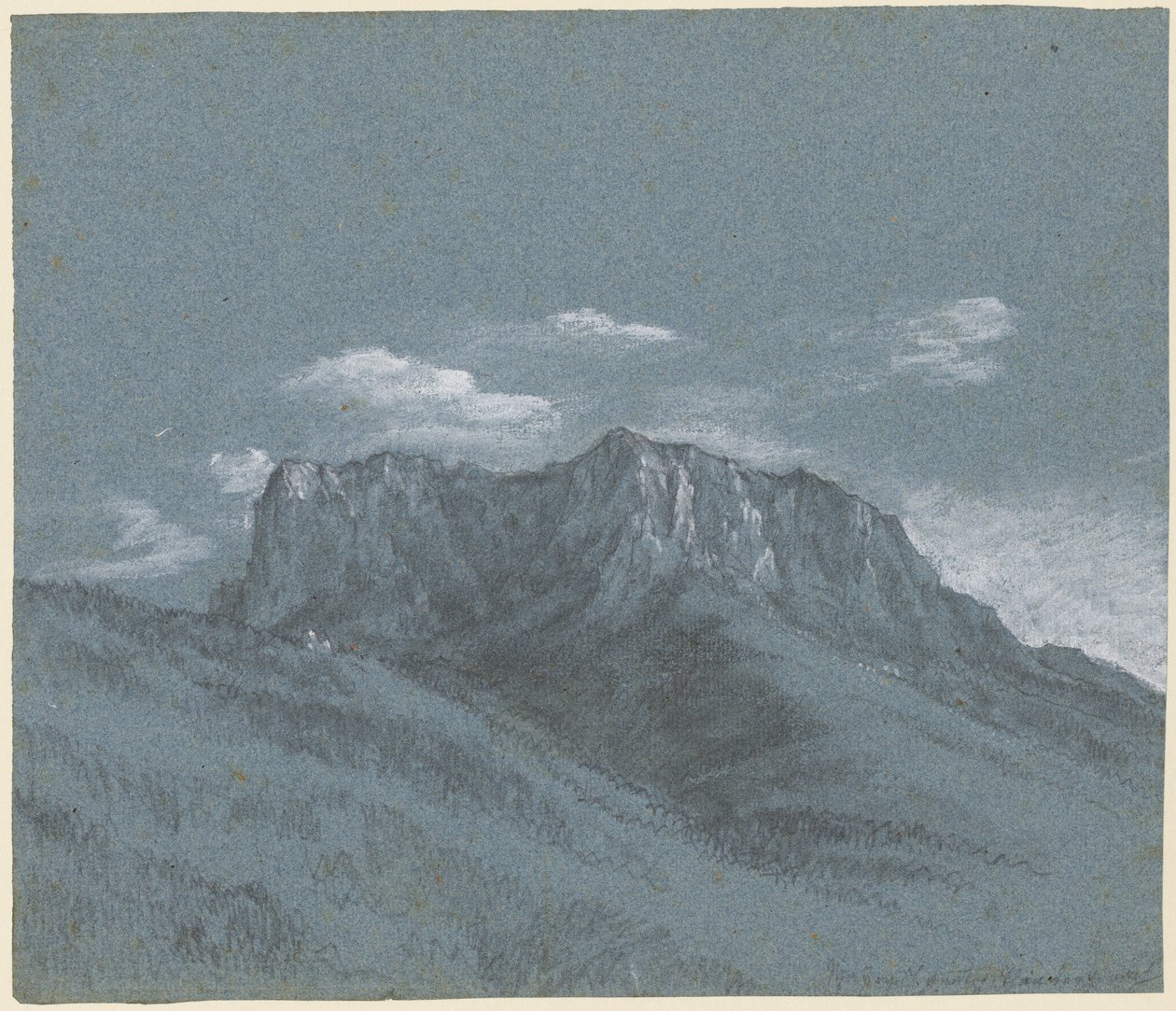 Le Rauschberg, c. 1800 - Georg von Dillis