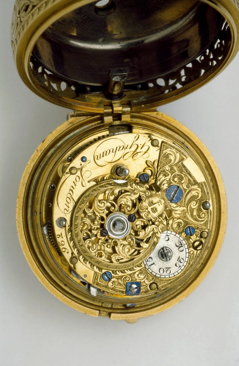 Montre à cylindre en or avec répétition des quarts, 1744 - George , Moser, George Michael and Ward, John Graham