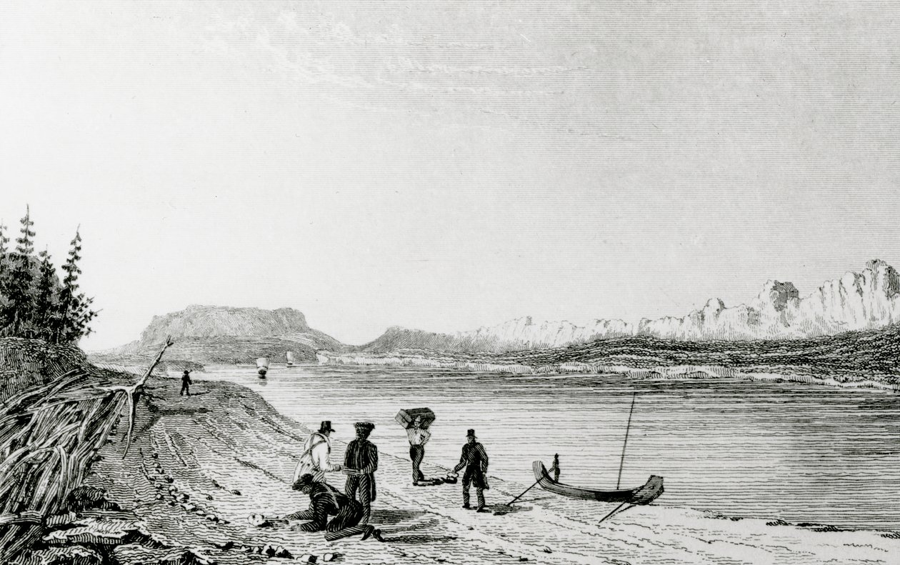 Partie des montagnes Rocheuses, rivière Mackenzie - George Back