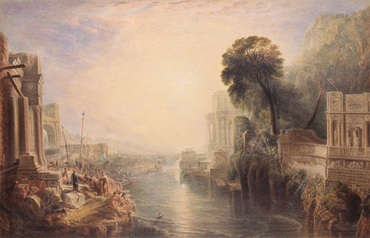 Les ruines de la Rome antique, c.1820 - George Barret