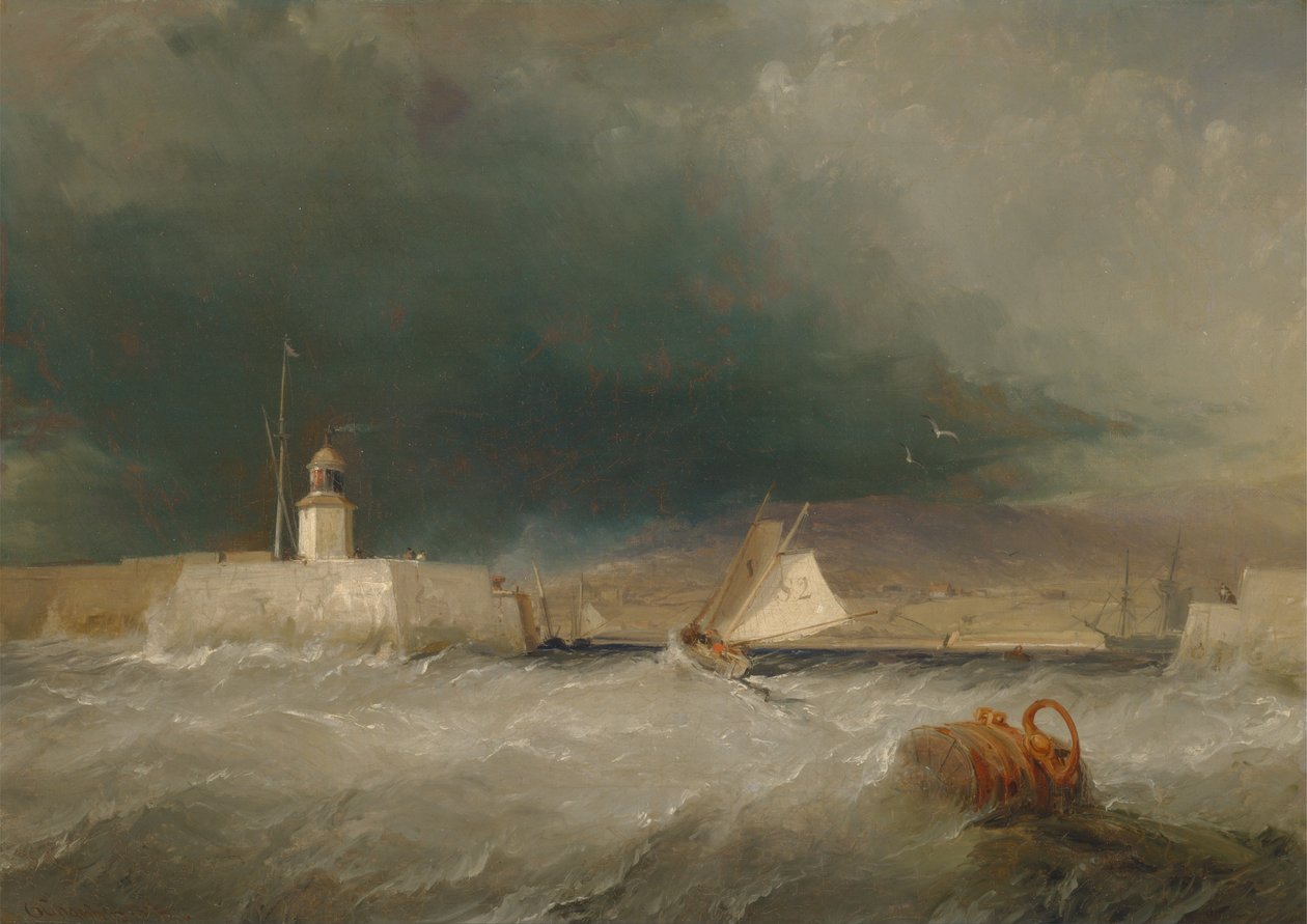 Port par jour de tempête - George the Elder Chambers