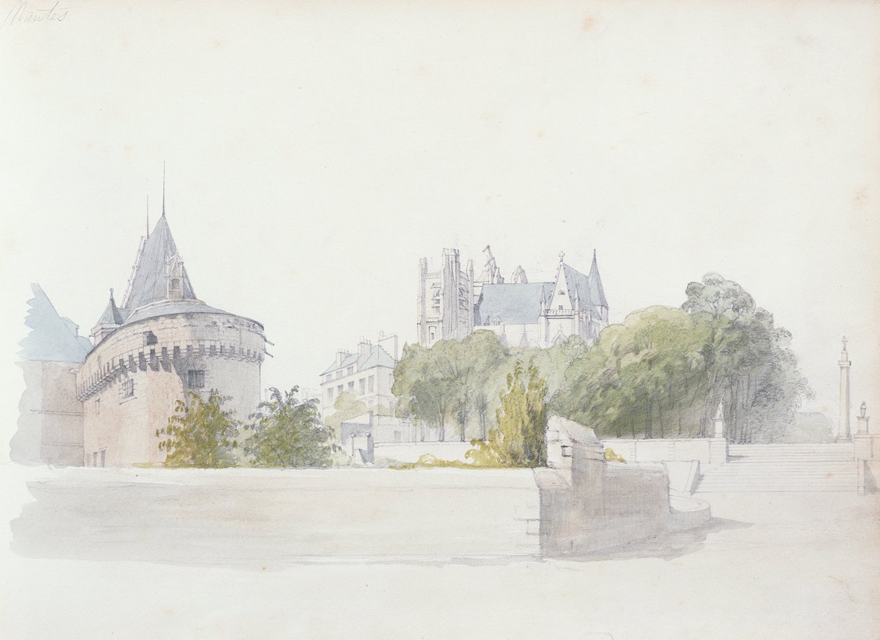 Vue de Nantes - George Clarkson Stanfield