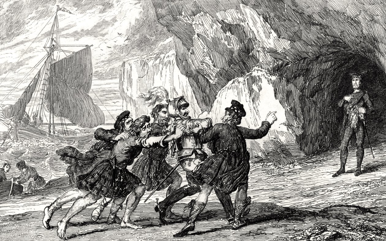 Le capitaine Dalgetty à Ardenvohr, illustration de 