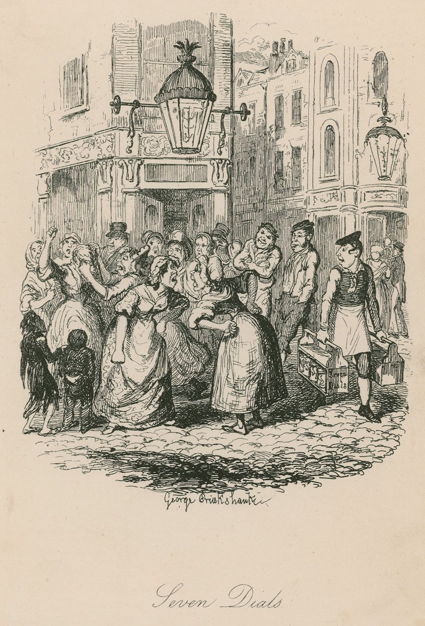 Seven Dials, Londres - George Cruikshank