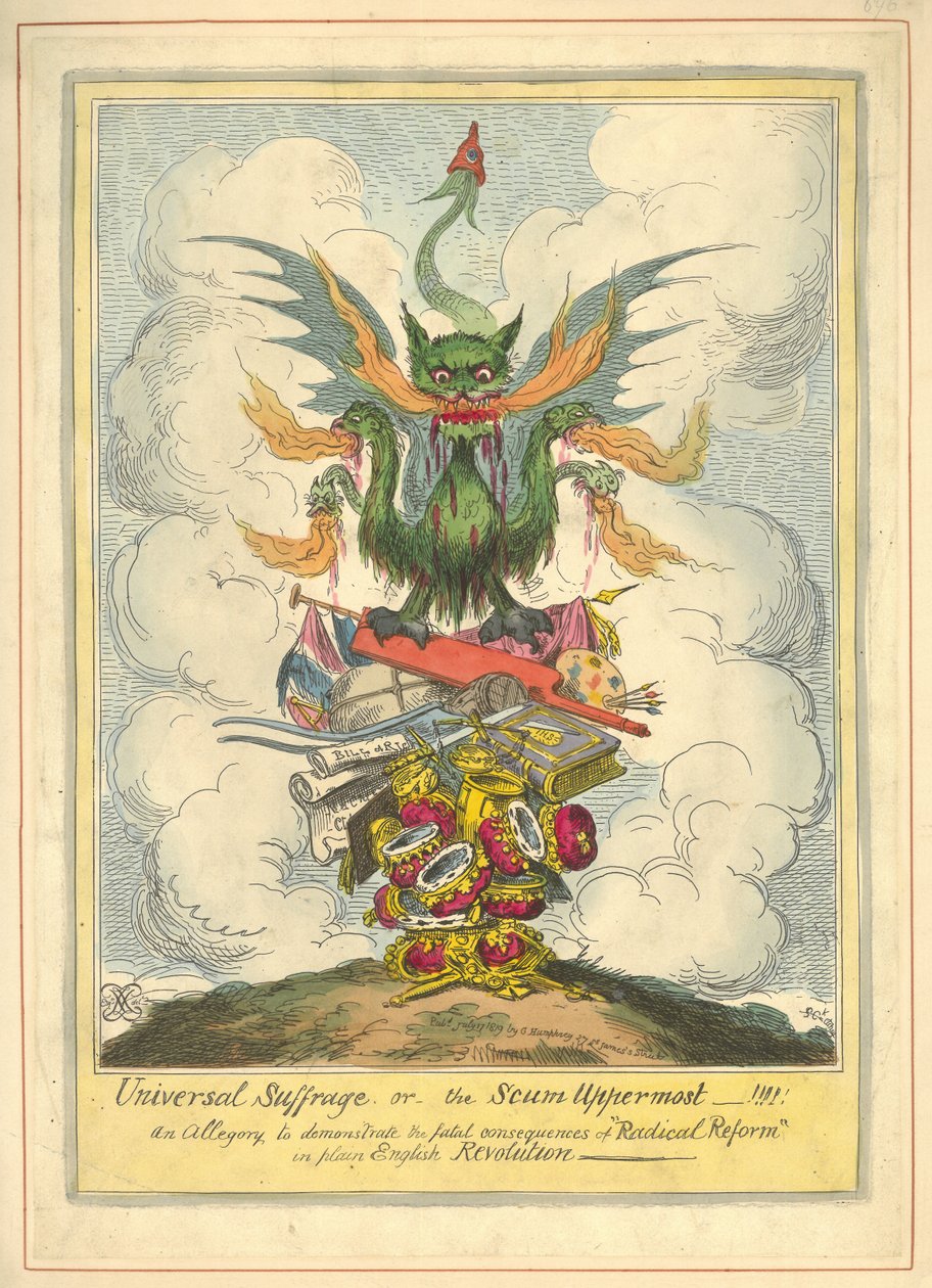 Suffrage universel - George Cruikshank