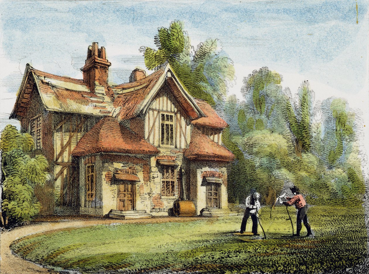 Cottage de la Reine, Jardins de Richmond, planche 17 de 