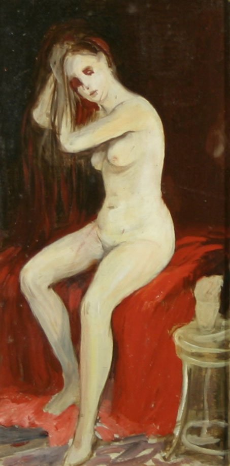 Nu assis - George Luks
