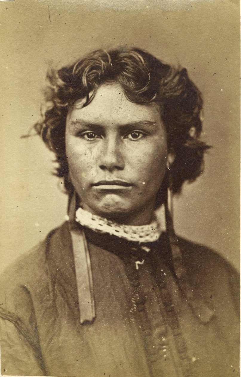 Maori, jeune femme, vers 1865 - George Pulman