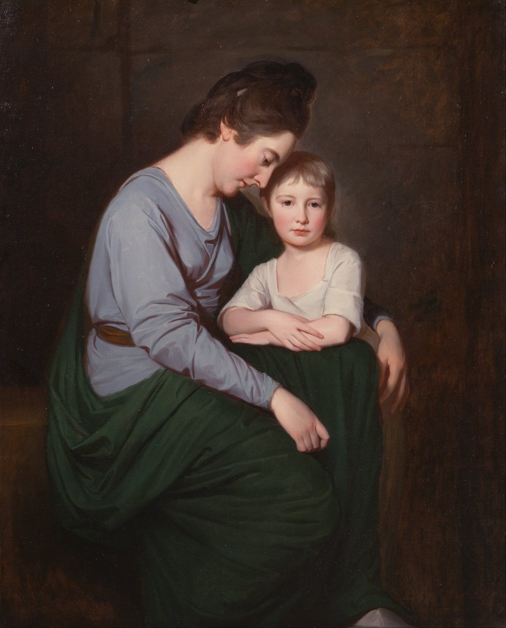 Ann Wilson avec sa fille, Sybil - George Romney