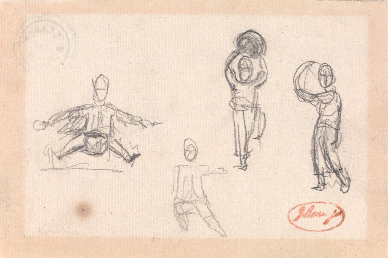 Quatre croquis d