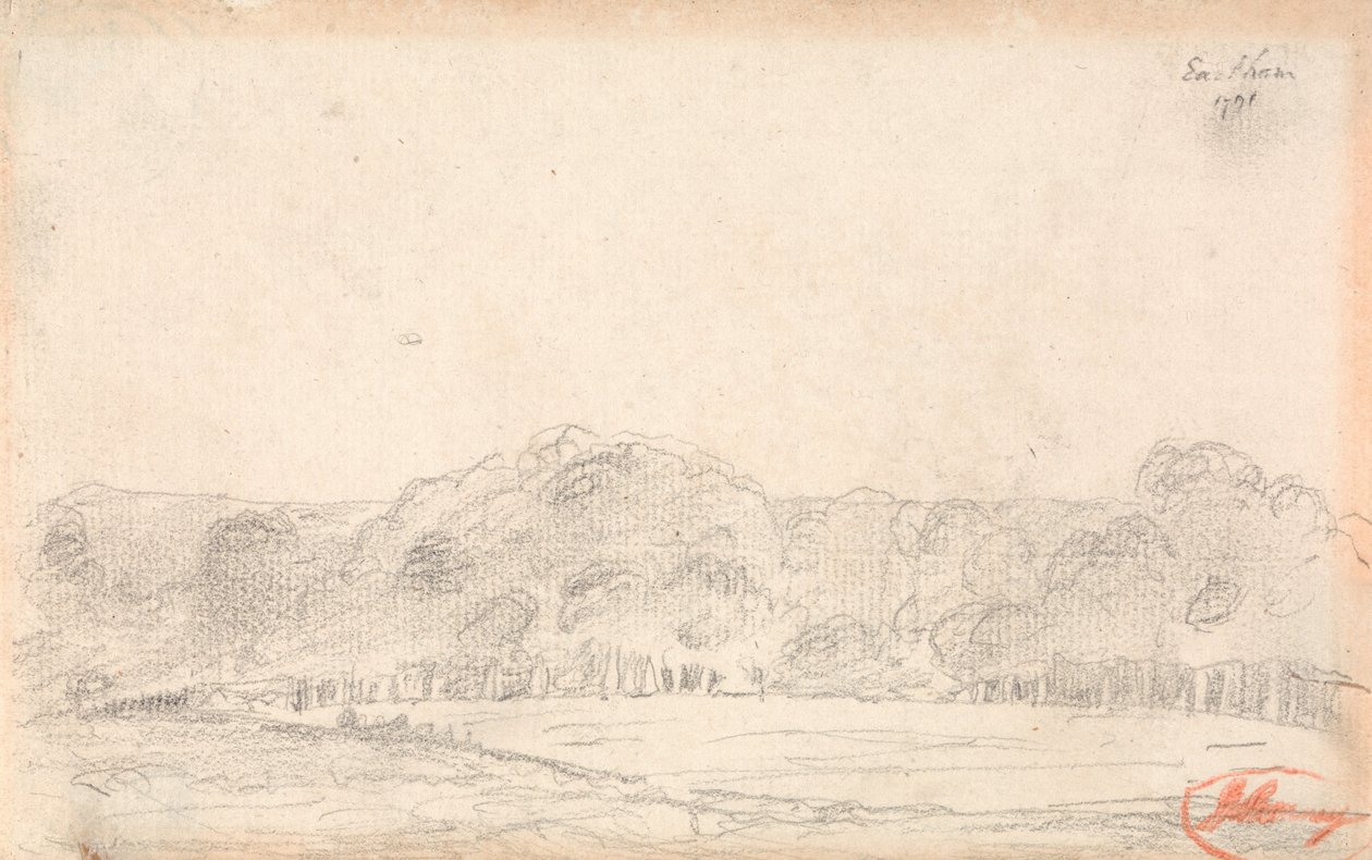 Paysage, possiblement Eartham - George Romney