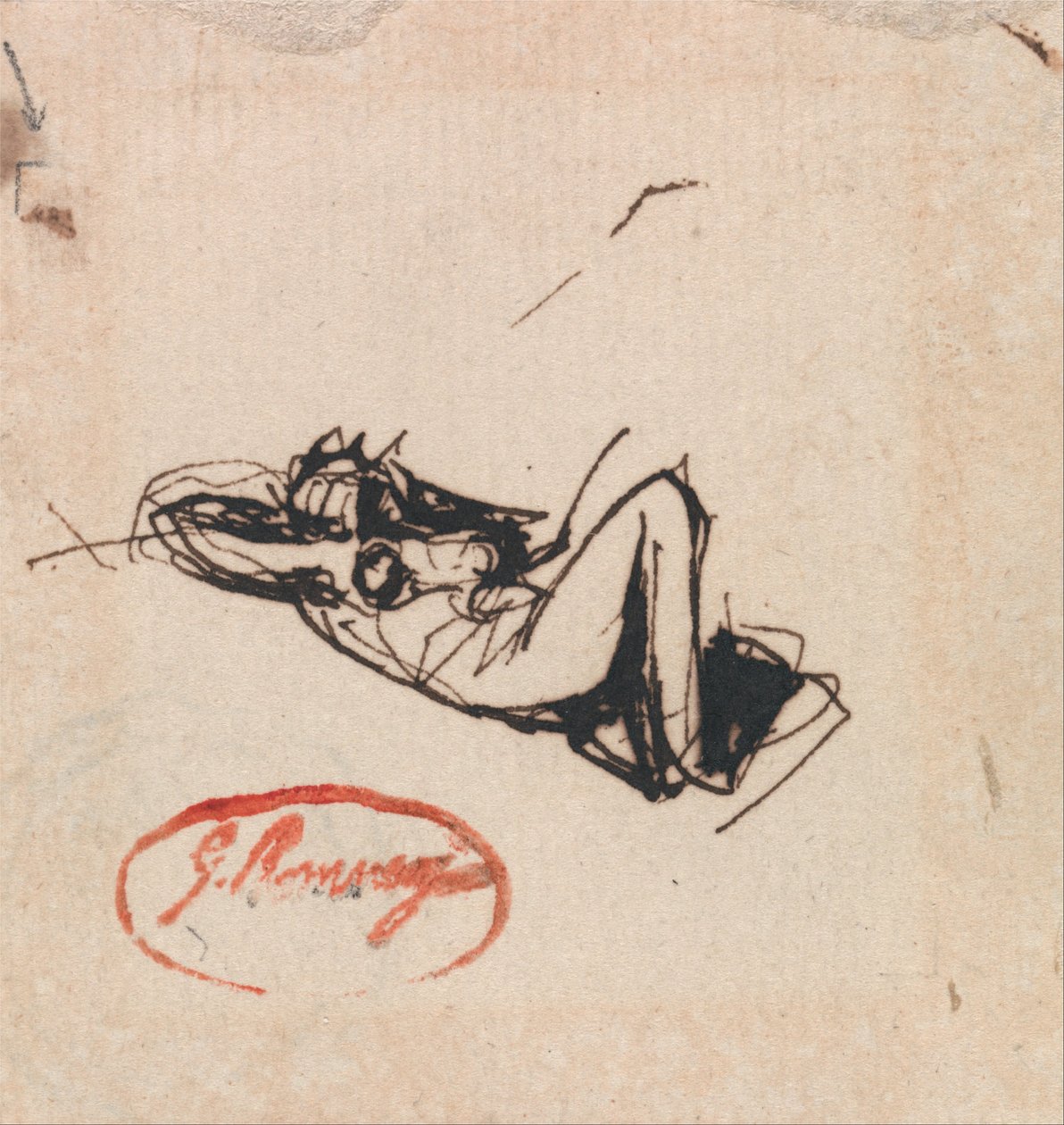 Figure allongée - George Romney