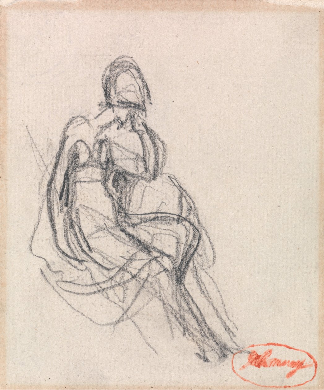 Femme assise - George Romney